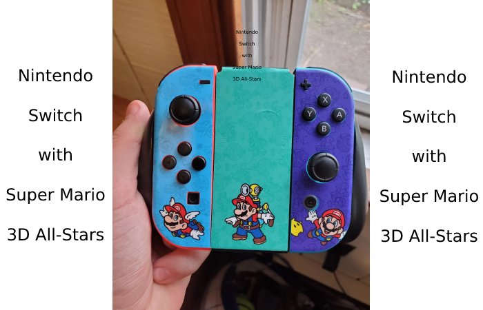 2.Nintendo Switch with Super Mario 3D All-Stars