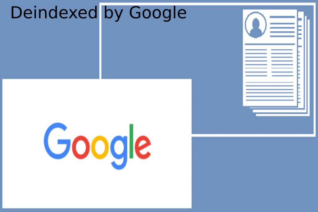 Deindexed by Google