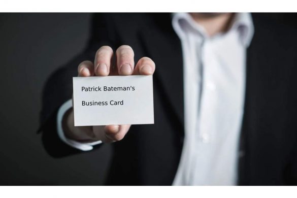 What is Patrick Bateman's business card