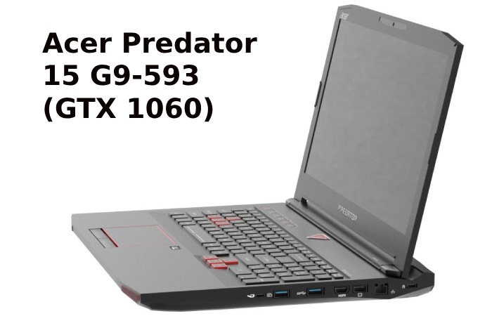 Acer Predator 15 G9-593 (GTX 1060)