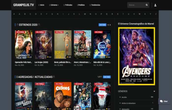 App to Watch Movies and Series free in Latin Spanish