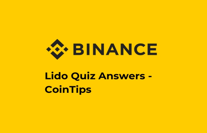 Binance Lido Quiz Answer