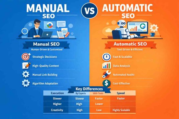 manual vs automatic seo