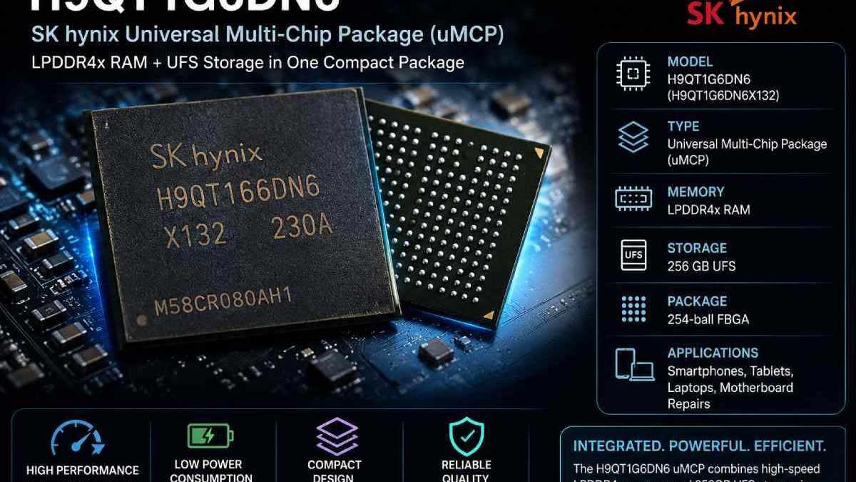 H9QT1G6DN6: Complete Guide to the SK hynix Universal Multi-Chip Package (uMCP)